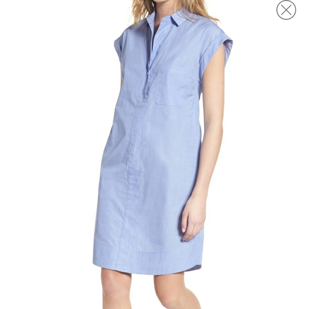 J Crew chambray shirt dress